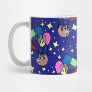 Balloon Sloth Pattern Mug